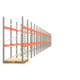 Palettenregal ARTUS - Regalreihe mit 20 Feldern - Fachlast 2.000 kg - 2.500 x 39.785 x 1.100 mm (HxBxT) - Schwerlastregal