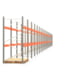 Palettenregal ARTUS - Regalreihe mit 22 Feldern - Fachlast 2.000 kg - 2.500 x 43.755 x 1.100 mm (HxBxT) - Schwerlastregal