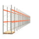 Palettenregal ARTUS - Regalreihe mit 23 Feldern - Fachlast 2.000 kg - 3.500 x 45.740 x 1.100 mm (HxBxT) - Schwerlastregal
