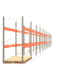 Palettenregal ARTUS - Regalreihe mit 11 Feldern - Fachlast 4.000 kg - 2.500 x 40.620 x 1.100 mm (HxBxT) - Schwerlastregal