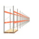 Palettenregal ARTUS - Regalreihe mit 22 Feldern - Fachlast 3.700 kg - 3.000 x 81.155 x 1.100 mm (HxBxT) - Schwerlastregal