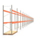 Palettenregal ARTUS - Regalreihe mit 27 Feldern - Fachlast 3.700 kg - 3.500 x 99.580 x 1.100 mm (HxBxT) - Schwerlastregal
