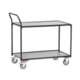 Beispielabbildung Tischwagen: hier in der Ausführung mit 2 Etagen, Ladefläche 600 x 1.000 mm