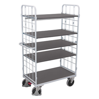 Kongamek ESD-Etagenwagen mit 5 Etagen 900x540mm Ladefläche