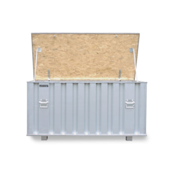 Lagerbox, Werkzeugbox, Transportbox, Magazinbox 890 x 1.790 x 860 mm (HxBxT), mit klappbaren Tragegriffen 
