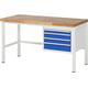 Werkbank mit Schubladen, 840 x 1.500 x 700 mm (HxBxT)