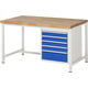 Werkbank mit Schubladen, 840 x 1.500 x 900 mm (HxBxT)