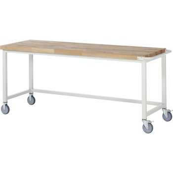 Mobiler Werktisch, höhenverstellbar 880-1.080 mm, 2.000 x 700 mm (BxT)