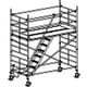 Schematische Zeichnung Treppen-Fahrgerüst