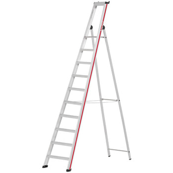 Stufenstehleiter, Leiterlänge 3.200 mm, 10 Stufen