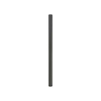 Einfacher Pfosten mit Bogenkopf - Durchmesser 60 mm - Höhe 1.100 mm - Farbe grau Grau