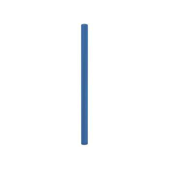 Einfacher Pfosten mit Bogenkopf - Durchmesser 60 mm - Höhe 1.100 mm - Farbe enzianblau RAL 5010 Enzianblau