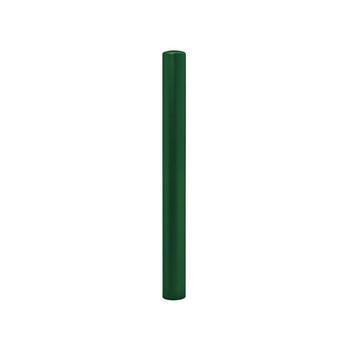 Einfacher Pfosten mit Bogenkopf - Durchmesser 90 mm - Höhe 1.000 mm - Farbe moosgrün RAL 6005 Moosgrün