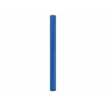 Einfacher Pfosten mit Bogenkopf - Durchmesser 76 mm - Höhe 1.000 mm - Farbe enzianblau RAL 5010 Enzianblau
