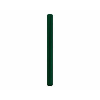 Einfacher Pfosten mit Bogenkopf - Durchmesser 76 mm - Höhe 1.000 mm - Farbe moosgrün RAL 6005 Moosgrün