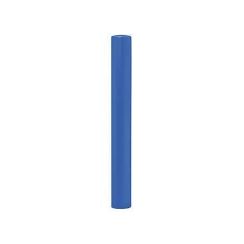 Einfacher Pfosten mit Bogenkopf - Durchmesser 114 mm - Höhe 1.000 mm - Farbe enzianblau RAL 5010 Enzianblau