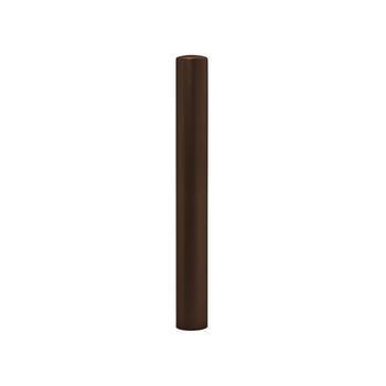 Einfacher Pfosten mit Bogenkopf - Durchmesser 114 mm - Höhe 1.000 mm - Farbe Schokoladenbraun RAL 8017 Schokoladenbraun