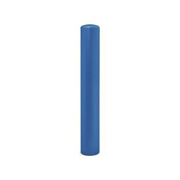 Einfacher Pfosten mit Bogenkopf - Durchmesser 168 mm - Höhe 1.000 mm - Farbe enzianblau RAL 5010 Enzianblau