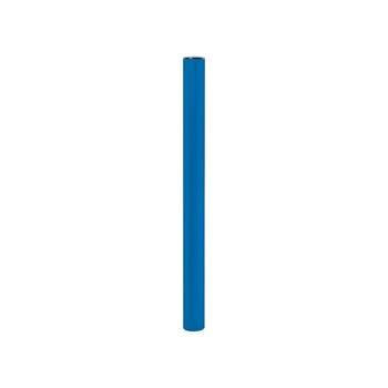 Pfosten mit Edelstahlkopf - Durchmesser 76 mm - Höhe 1.010 mm - Farbe enzianblau RAL 5010 Enzianblau