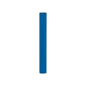 Pfosten mit Edelstahlkopf - Durchmesser 114 mm - Höhe 1.010 mm - Farbe enzianblau RAL 5010 Enzianblau