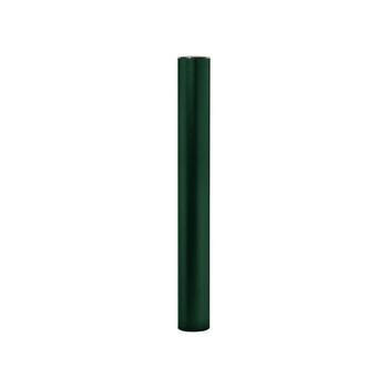 Pfosten mit Edelstahlkopf - Durchmesser 114 mm - Höhe 1.010 mm - Farbe moosgrün RAL 6005 Moosgrün