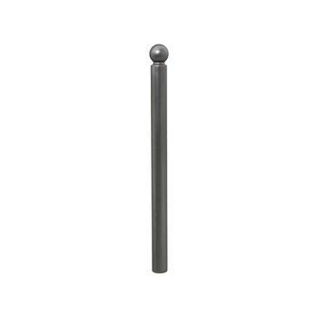 Pfosten mit Kugelkopf - Durchmesser 76 mm - Höhe 1.102 mm - Farbe grau Grau