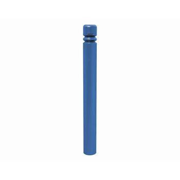 Pfosten mit Ringkopf - Durchmesser 114 mm - Höhe 1.158 mm - Farbe enzianblau RAL 5010 Enzianblau
