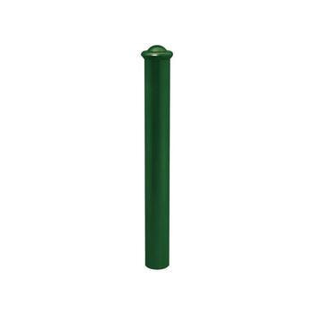 Pfosten mit Helmkopf - Durchmesser 114 mm - Höhe 1.052 mm - Farbe moosgrün RAL 6005 Moosgrün