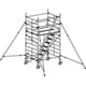 Technische Zeichnung: Fahrgerüst mit Treppen, Höhe 3.640 mm