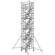 Technische Zeichnung: Fahrgerüst mit Treppen, Höhe 9.640 mm
