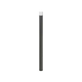 Warnpfosten mit Bogenkopf - Durchmesser 76 mm - Höhe 1.300 mm - Farbe grau Grau
