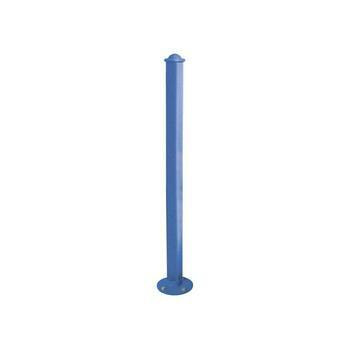 Neigbarer Pfosten mit Helmkopf, Höhe 1.035 mm, Farbe Enzianblau (RAL 5010)