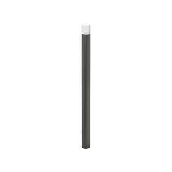 Warnpfosten mit Bogenkopf - Durchmesser 90 mm - Höhe 1.300 mm - Farbe grau Grau