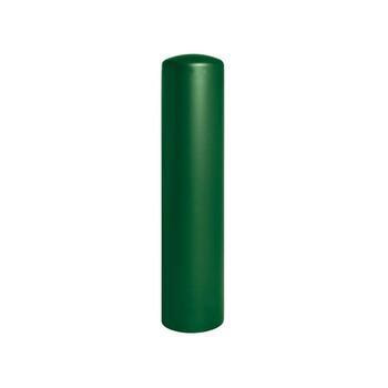 Prallschutzpoller mit Stahldeckel - Durchmesser 270 mm - Höhe 800 mm - Farbe moosgrün - Rammschutz - Abprallpfosten - Schutzpfosten RAL 6005 Moosgrün