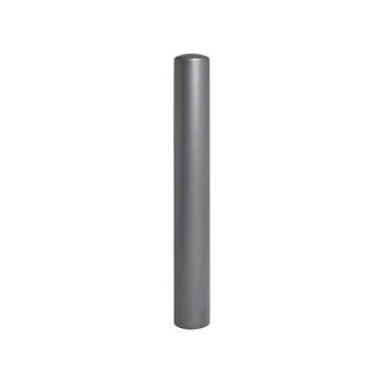 Prallschutzpoller mit Stahldeckel, Durchmesser 160 mm, Farbe Grau
