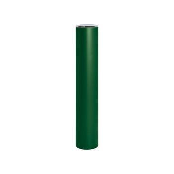 Prallschutzpoller mit Bogenkopf, Durchmesser 220 mm, Farbe Moosgrün (RAL 6005)
