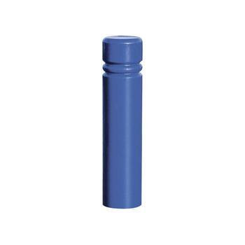 Stahl Poller mit Ringkopf - Höhe 675 mm - Durchmesser 160 mm - Farbe enzianblau RAL 5010 Enzianblau