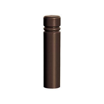 Stahl Poller mit Ringkopf - Höhe 675 mm - Durchmesser 160 mm - Farbe Schokoladenbraun RAL 8017 Schokoladenbraun