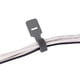 Klett-Kabelbinder - Farbe grau - Kabel im Lieferumfang nicht enthalten