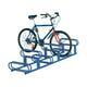 Beispielabbildung Fahrradständer, hier in Enzianblau. Fahrrad nicht im Lieferumfang enthalten.