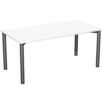 Schreibtisch - 4-Fuß Flex - Bürotisch - Konferenztisch - 720 x 600 mm (HxT) 
