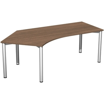 Winkel-Schreibtisch - Winkel links - 4-Fuß Flex -Bürotisch - 720 x 1.130 mm (HxT) 