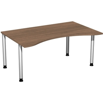 Ergo-Schreibtisch - 4-Fuß Flex - Bürotisch - Konferenztisch - Höhe 680-800 mm - Tiefe 1.000 mm 