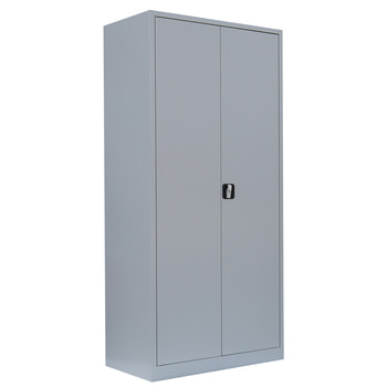 Aktenschrank, Büroschrank, abschließbar, Flügeltüren, 4 Fachböden, 1.950 x 925 x 600 mm (HxBxT), Stahl, Farben wählbar 