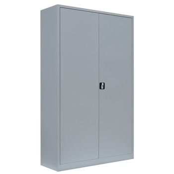 Aktenschrank, Büroschrank, abschließbar, Flügeltüren, 4 Fachböden, 1.950 x 1.200 x 422 mm (HxBxT), Stahl, Farben wählbar 