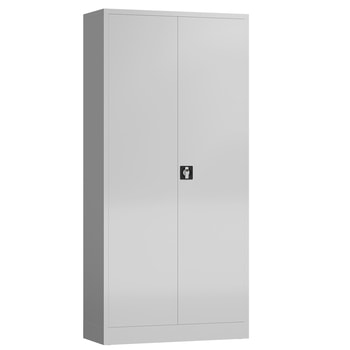 Aktenschrank, Büroschrank, abschließbar, Flügeltüren, 4 Fachböden, 1.945 x 920 x 500 mm (HxBxT), Stahl, Farben wählbar 