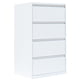 Hängeregistraturschrank mit 4 Schubladen, Korpus und Schubladen hier in Signalweiß (RAL 9003)