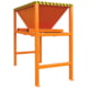 Beispielabb. Eichinger Übergabesilo Typ 2057, hier in Reinorange (RAL 2004)
