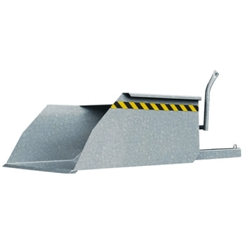 Eichinger Stapler-Schaufel, Seilzug, Volumen 1.750 l, Traglast 4.000 kg, Maße 600 x 1.500 x 4.000 mm, Oberfläche Feuerverzinkt Feuerverzinkt | 1750 l