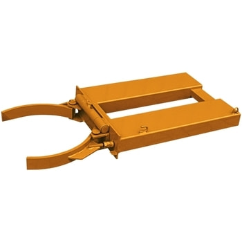 Fassgreifer für Gabelstapler, Kapazität wählbar: 1-2 x 220 l Fässer, Traglast bis 1.000 kg, Kettensicherung, pulverbeschichtet, Farbe wählbar 